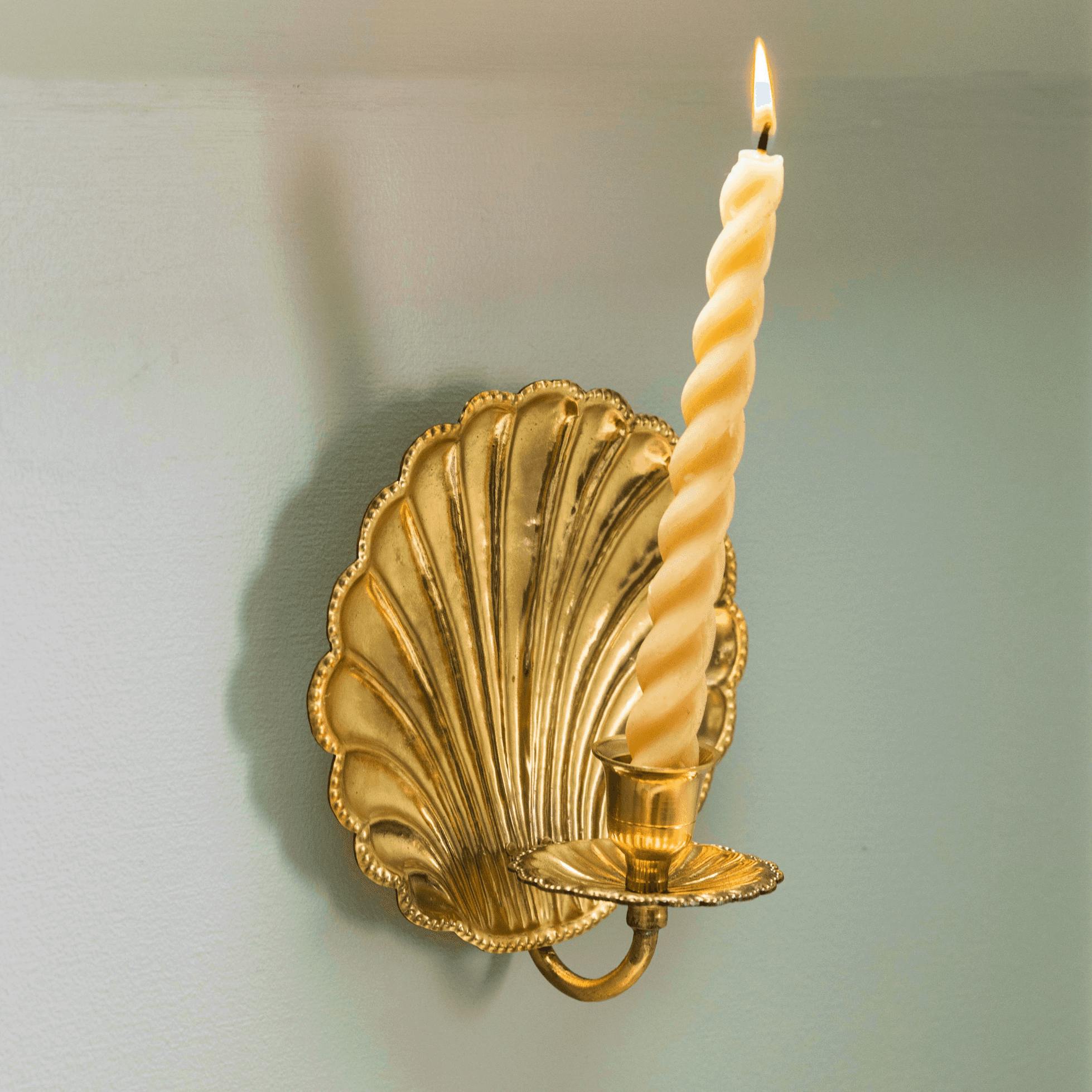 Glassette Hastshilp, Shell Candle Sconce, £88