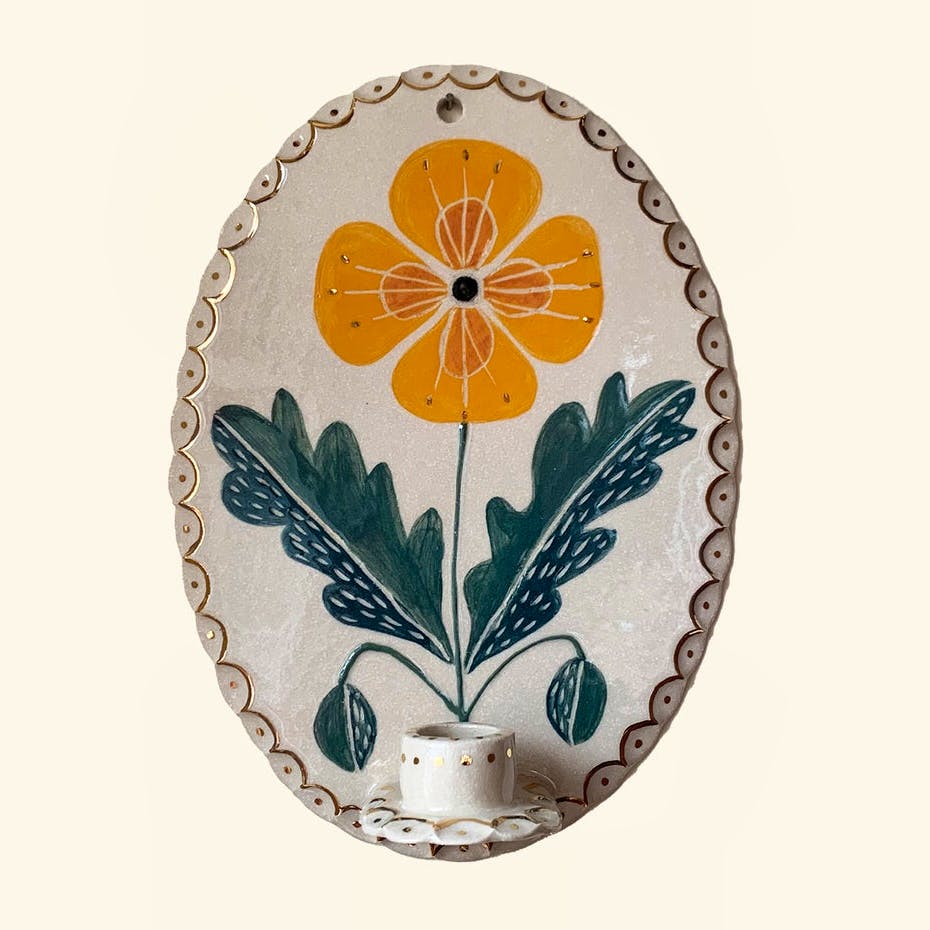 Lamp London Poppy Candle Sconce, £95