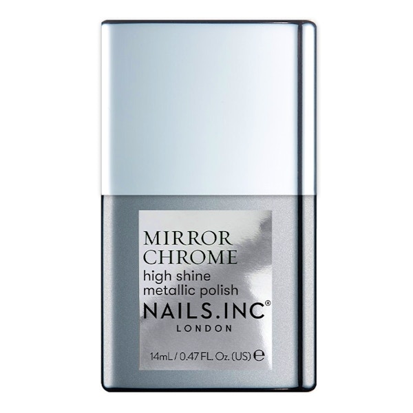 Nails INC Mirror Chrome Silver Served, £11