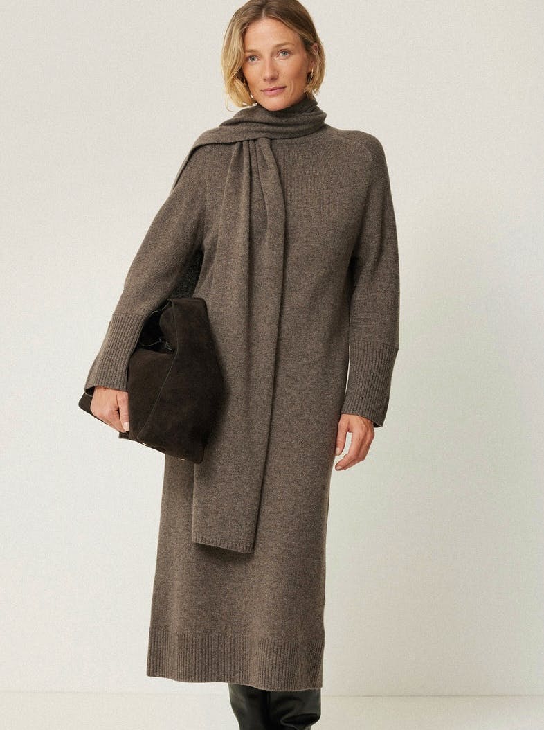 Jigsaw Wool Scarf Jumper Dress, £199