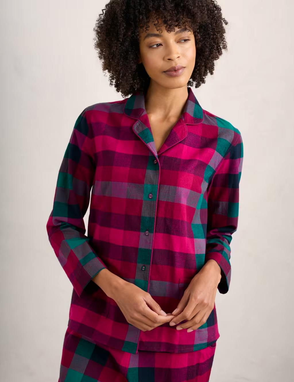 Seasalt Pure Cotton Checked Pyjama Set, £59.95