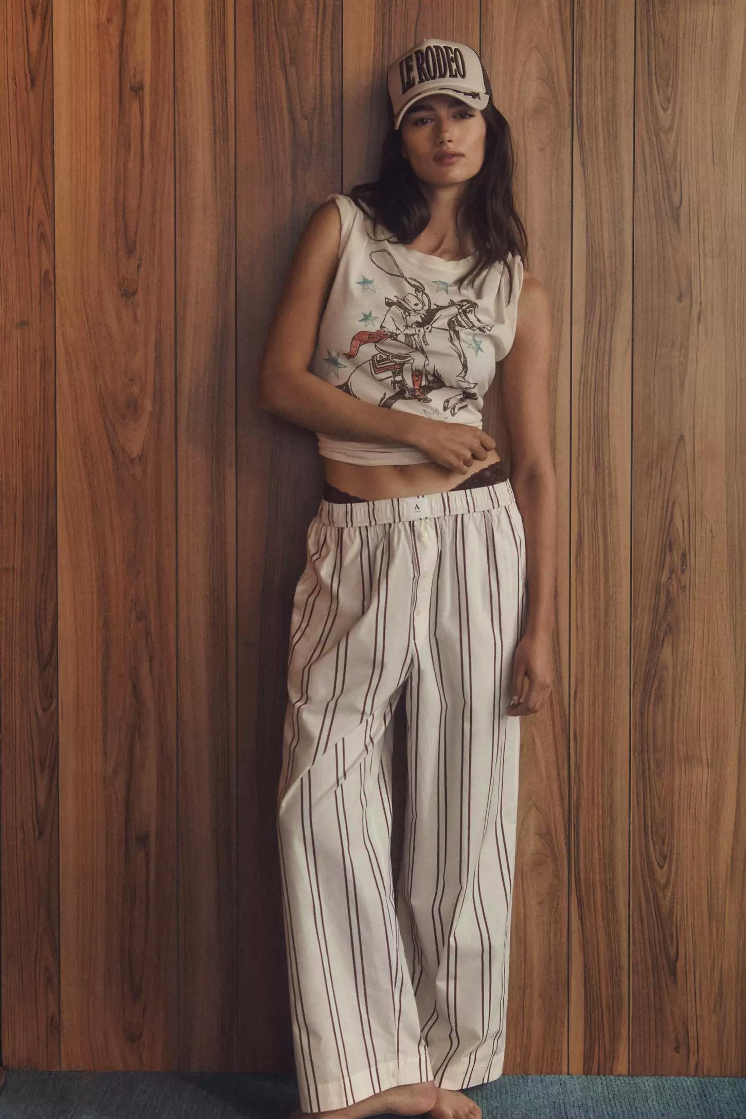 Anthropologie By Anthropologie Cotton Boxer Pyjama Bottoms, £48