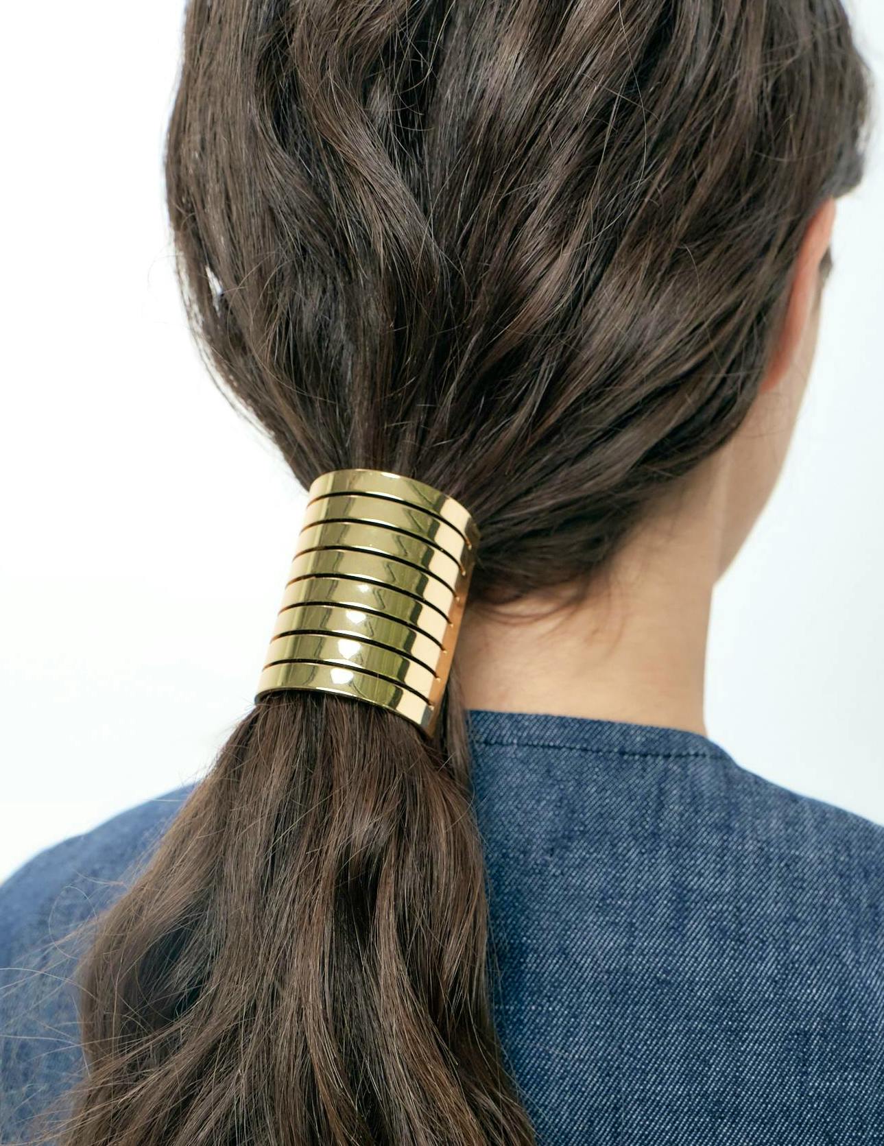 Zara Hair Tie With Metallic, £15.99