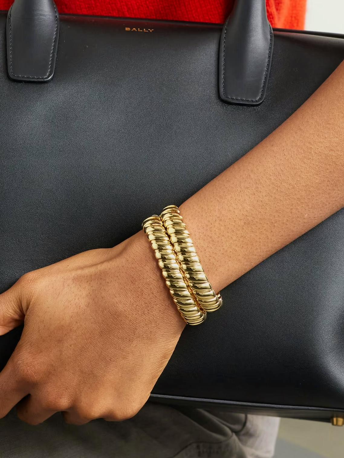 Roxanne Assoulin Cobra Set Of Two Gold Tone Bracelets, £195