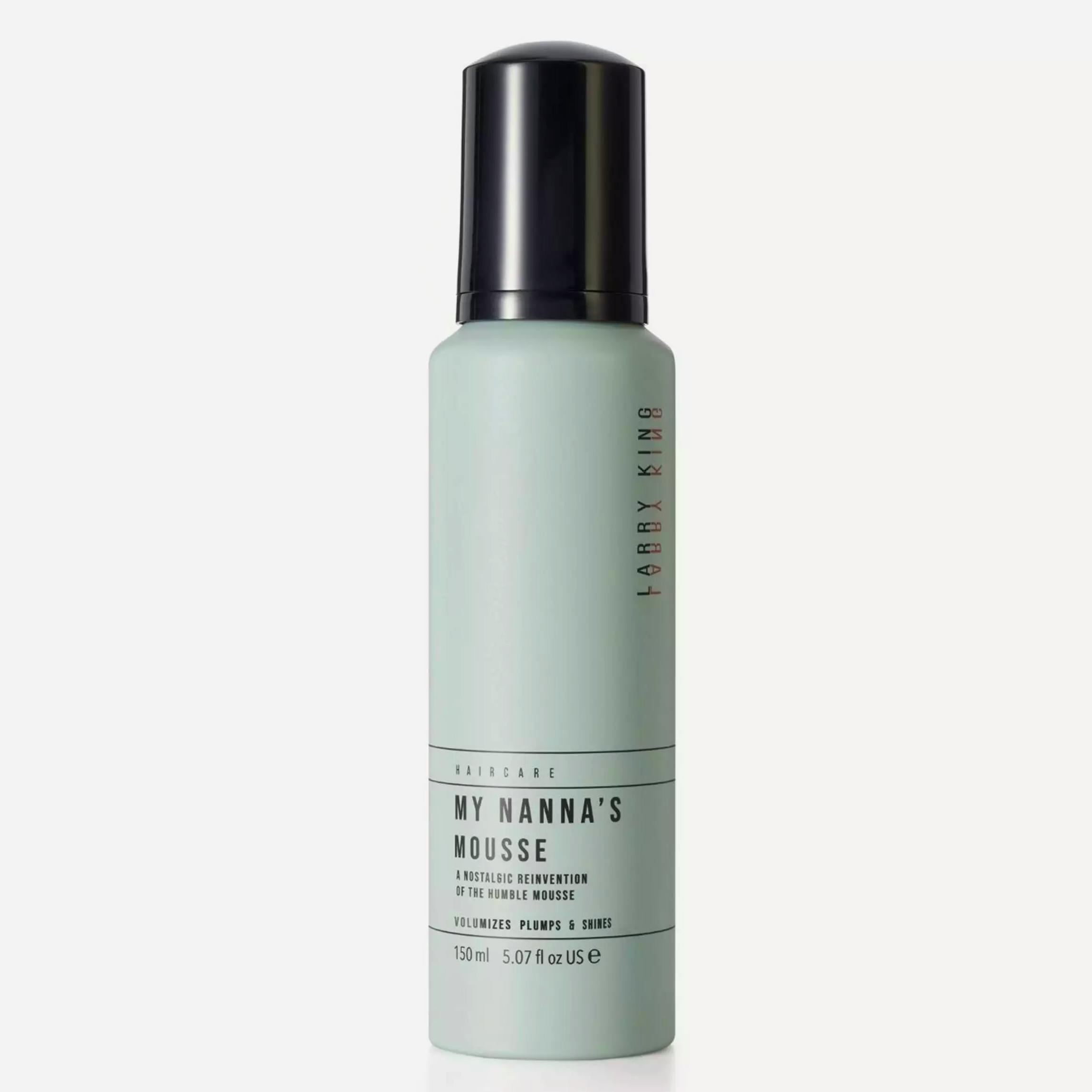 A Styling Mousse For Party Hair: Larry King Hair My Nanna’s Mousse, £22