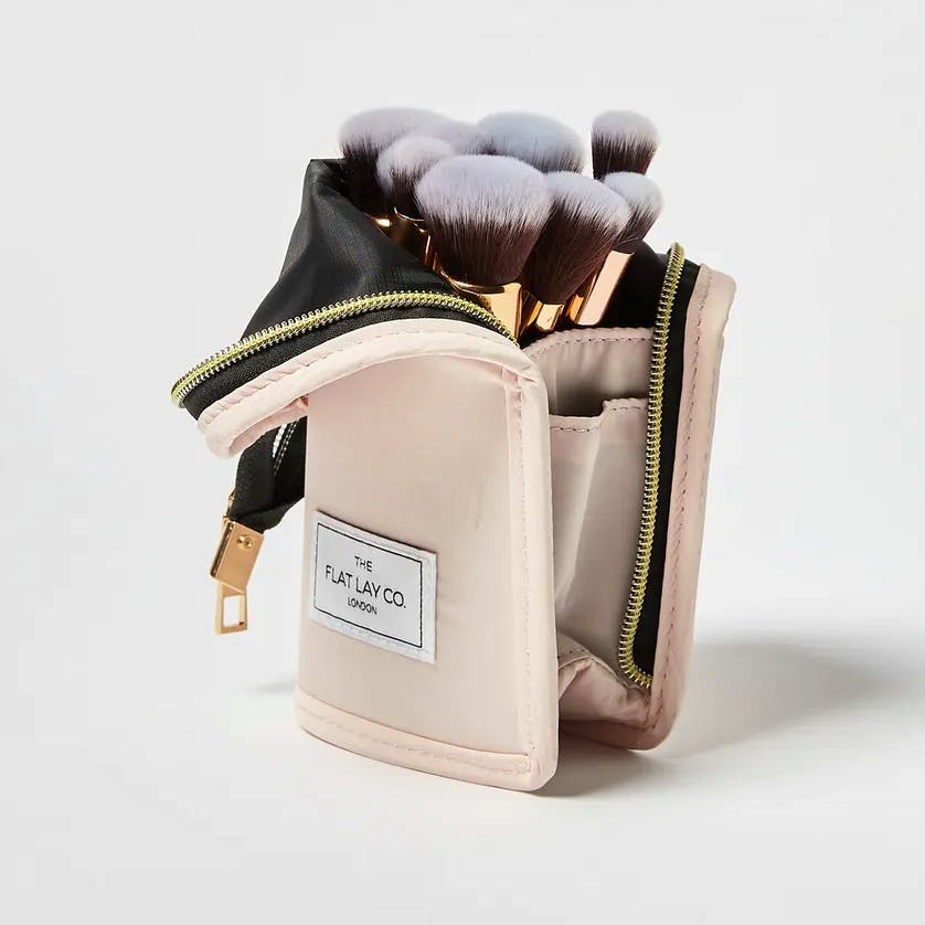 Oliver Bonas The Flat Lay Co Pink Standing Brush Case, £16