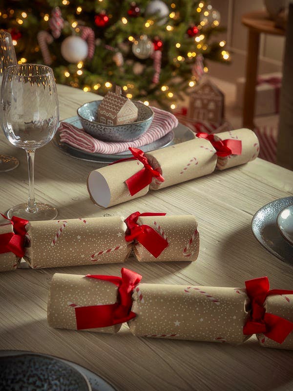 Cox & Cox Six Luxury Handmade Candy Cane Crackers, £50