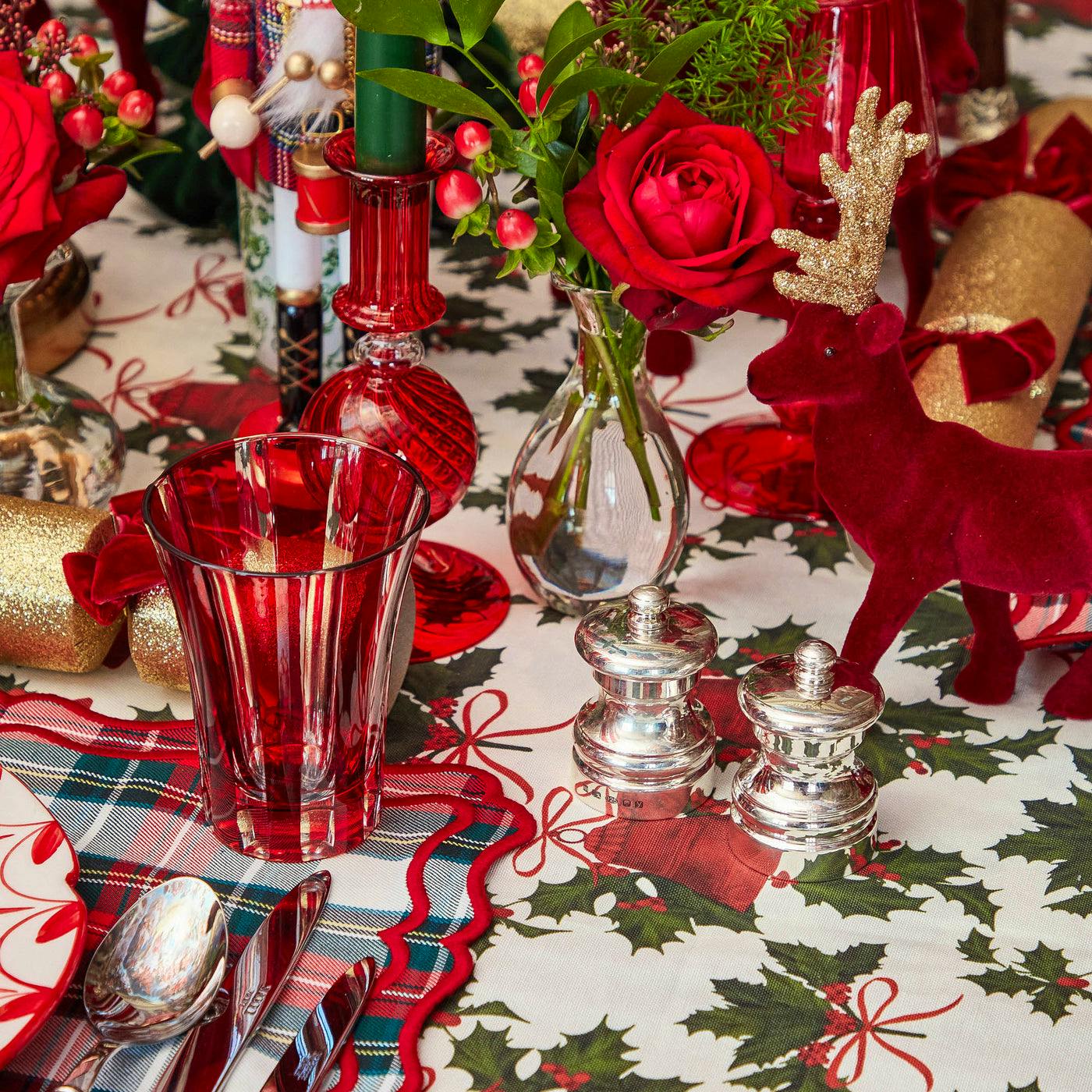 Mrs Alice Red Positano Glasses, Set Of 4, £64