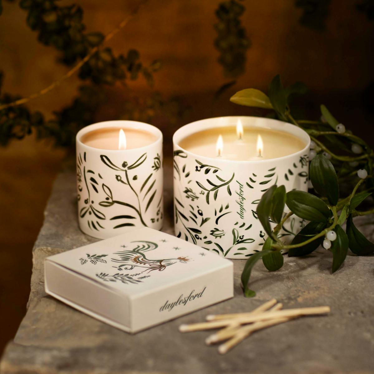 Daylesford Misteltoe Candle, £46 – £95