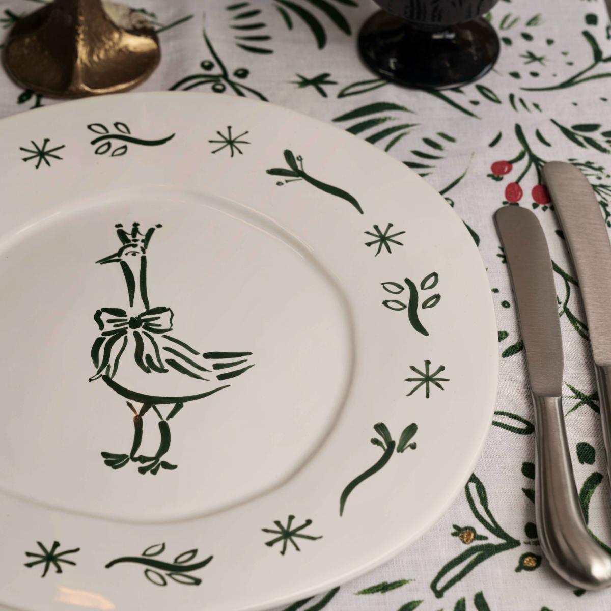 Daylesford Nina Fuga Goose Dinner Plate, £28