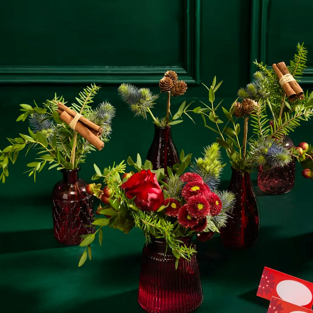 Marks & Spencer Festive Flower Place Settings, £45