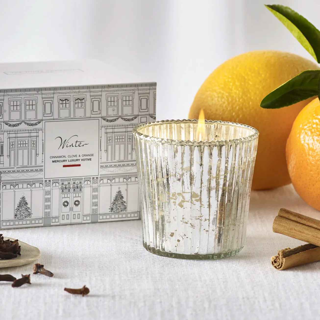 The White Company Winter Mercury Candle, £16