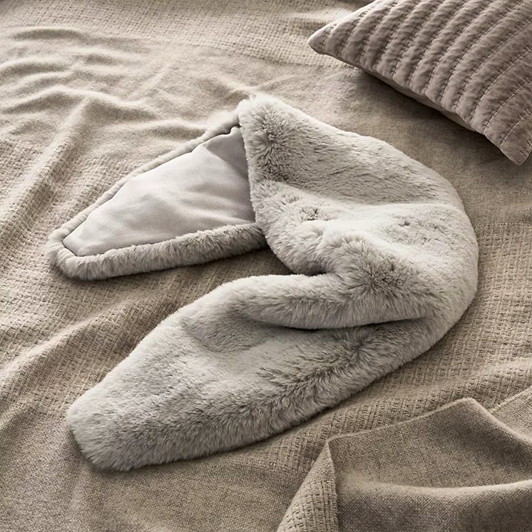 The White Company Super Soft Faux Fur Long Heated Wrap, £42
