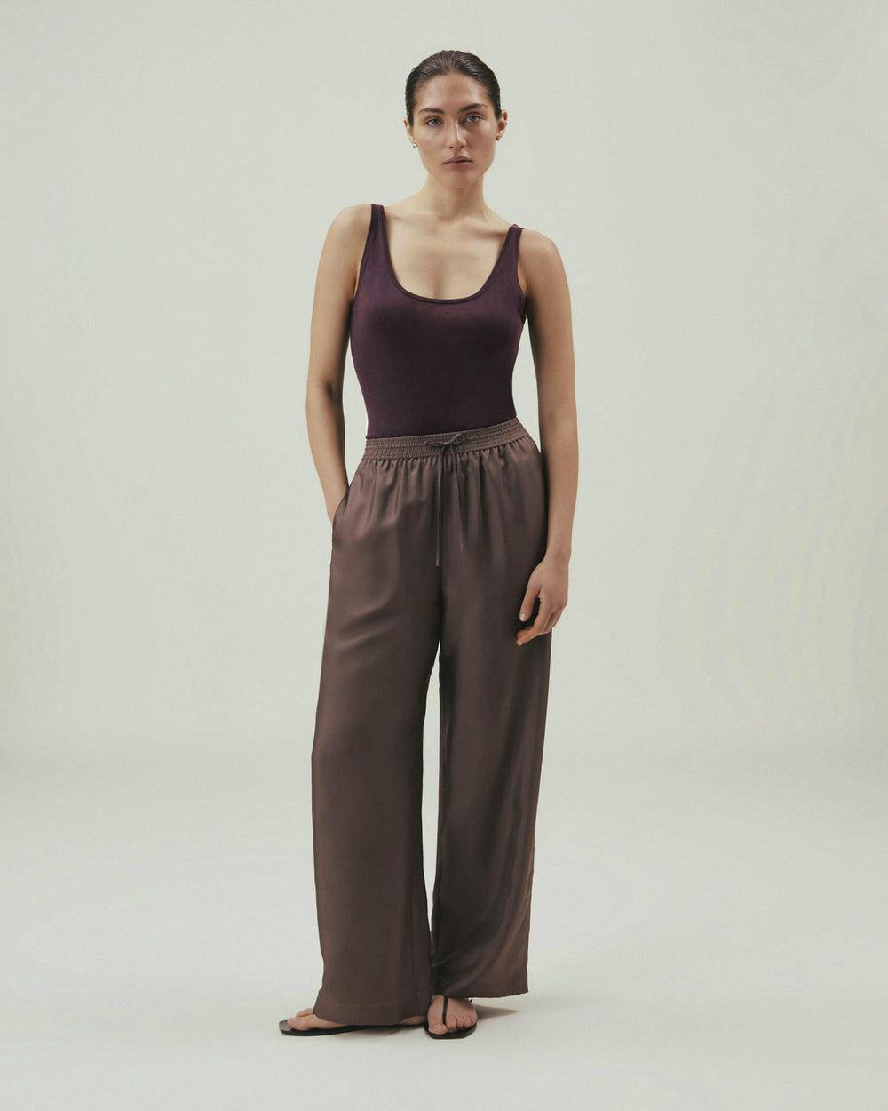Rise & Fall Easy Silk Wide-Leg Trousers, £165