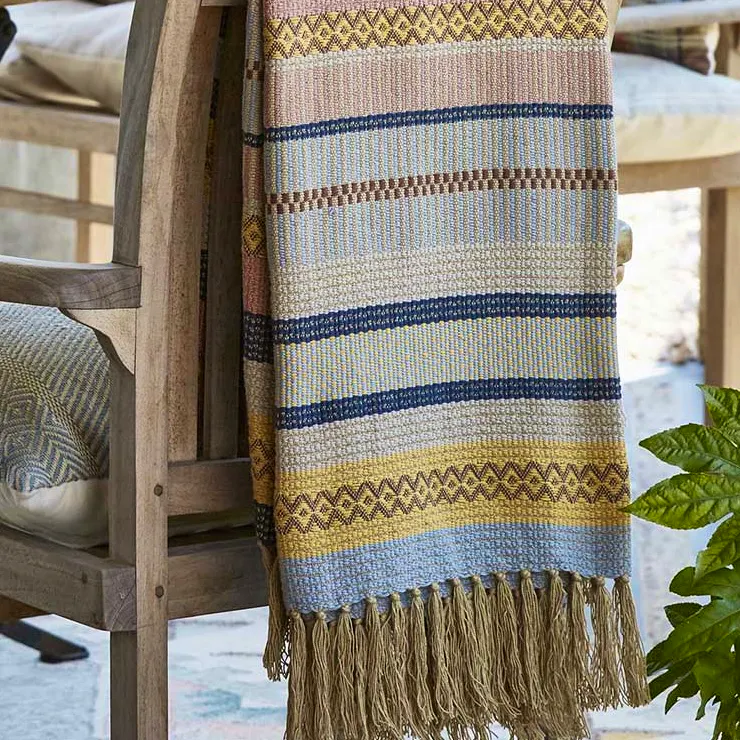 Weaver Green Darjeeling Heather Throw, £75
