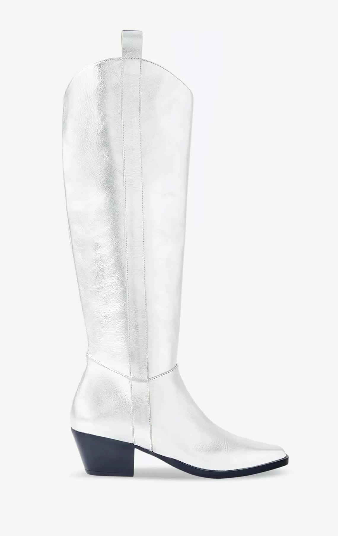 Whistles Limited Edition Asa Western Knee-High Leather Boots, From £229