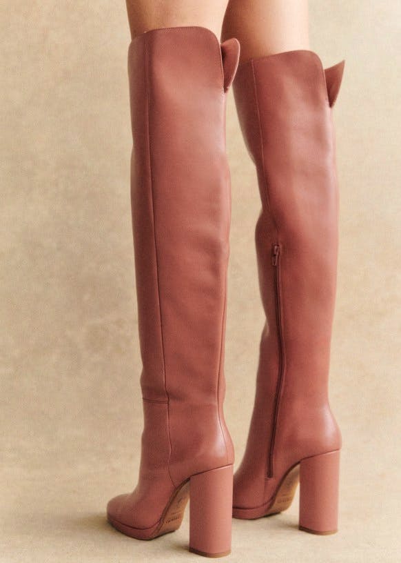 Sezane Apolline Thigh High Boots, £420