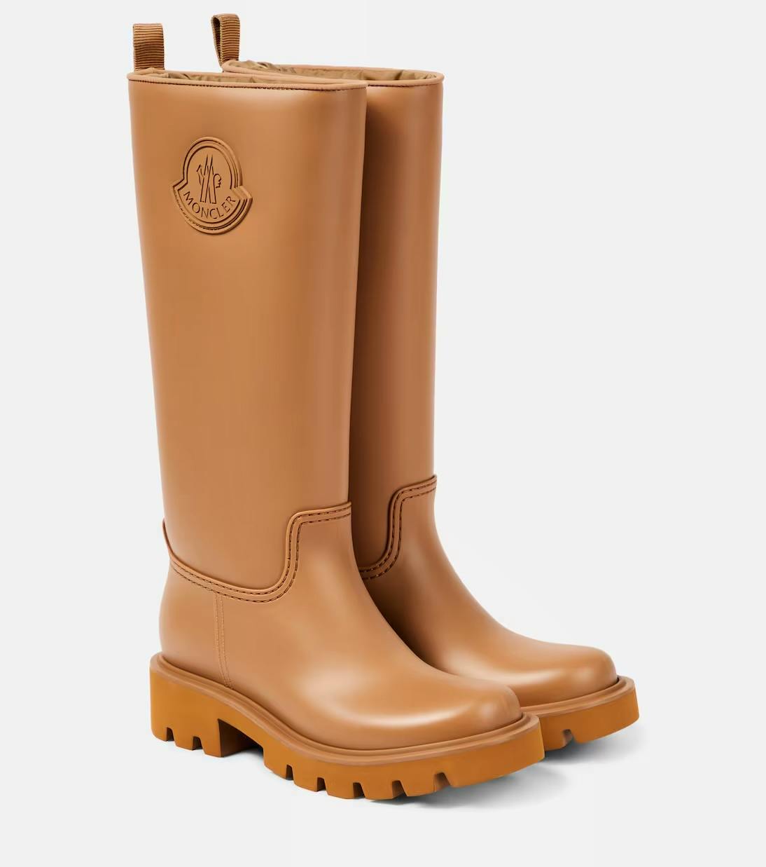 Moncler Kickstream Knee-High Rain Boots, £520