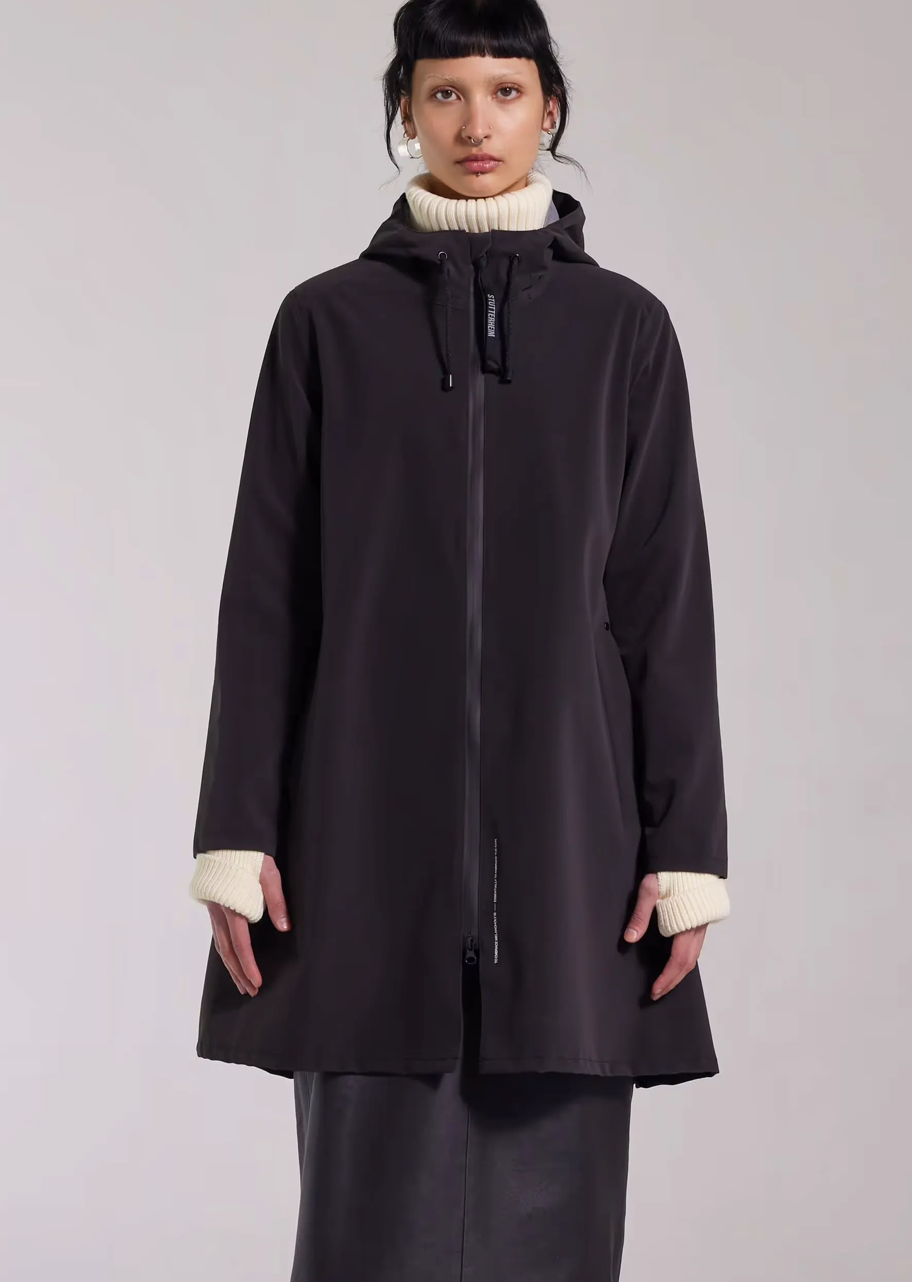 Stutterheim Mosebacke Lightweight Raincoat, NOW £191