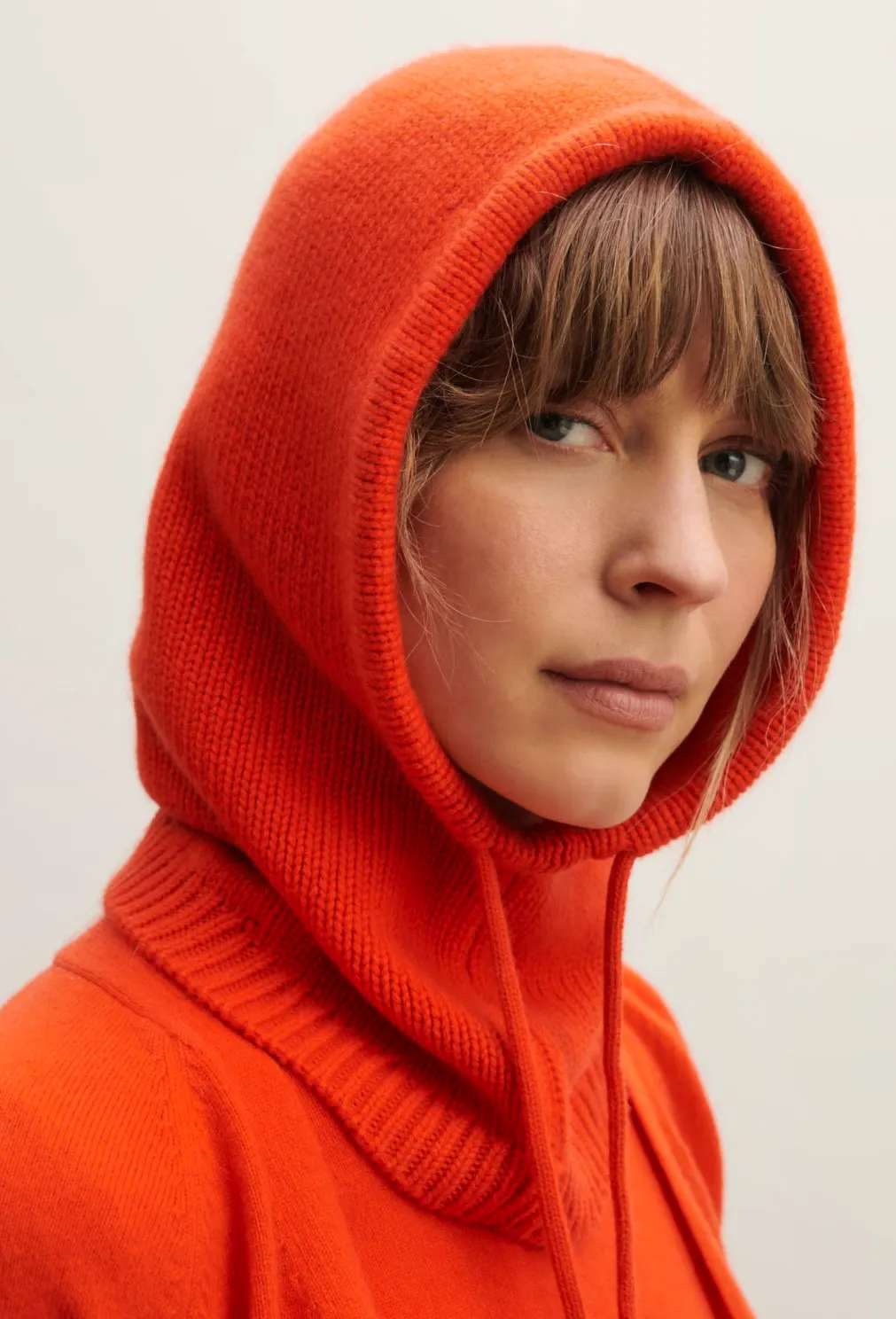 Eric Bompard Red Cashmere Snood, NOW £152