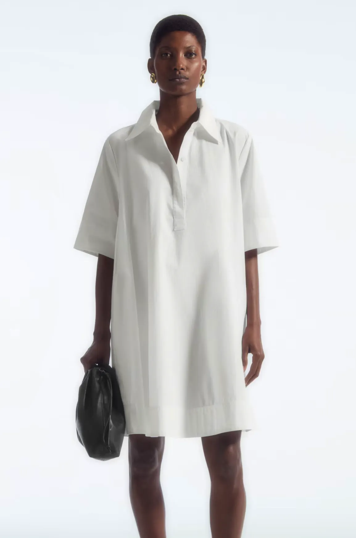 COS A-Line Mini Shirt Dress, NOW £40