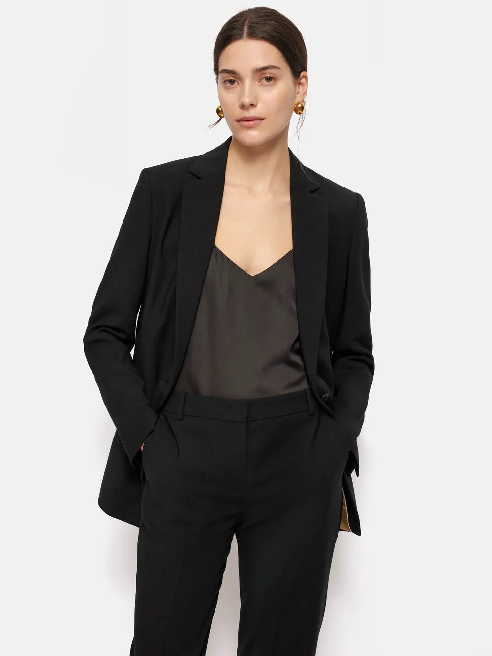 Jigsaw Fluid Twill Knox Blazer, NOW £110