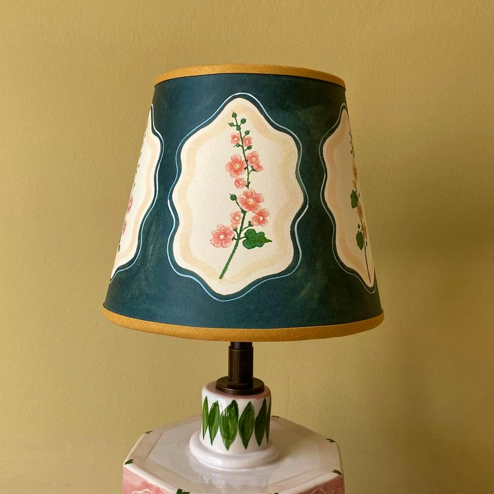 Polly Fern Hollyhock Lampshade, £59