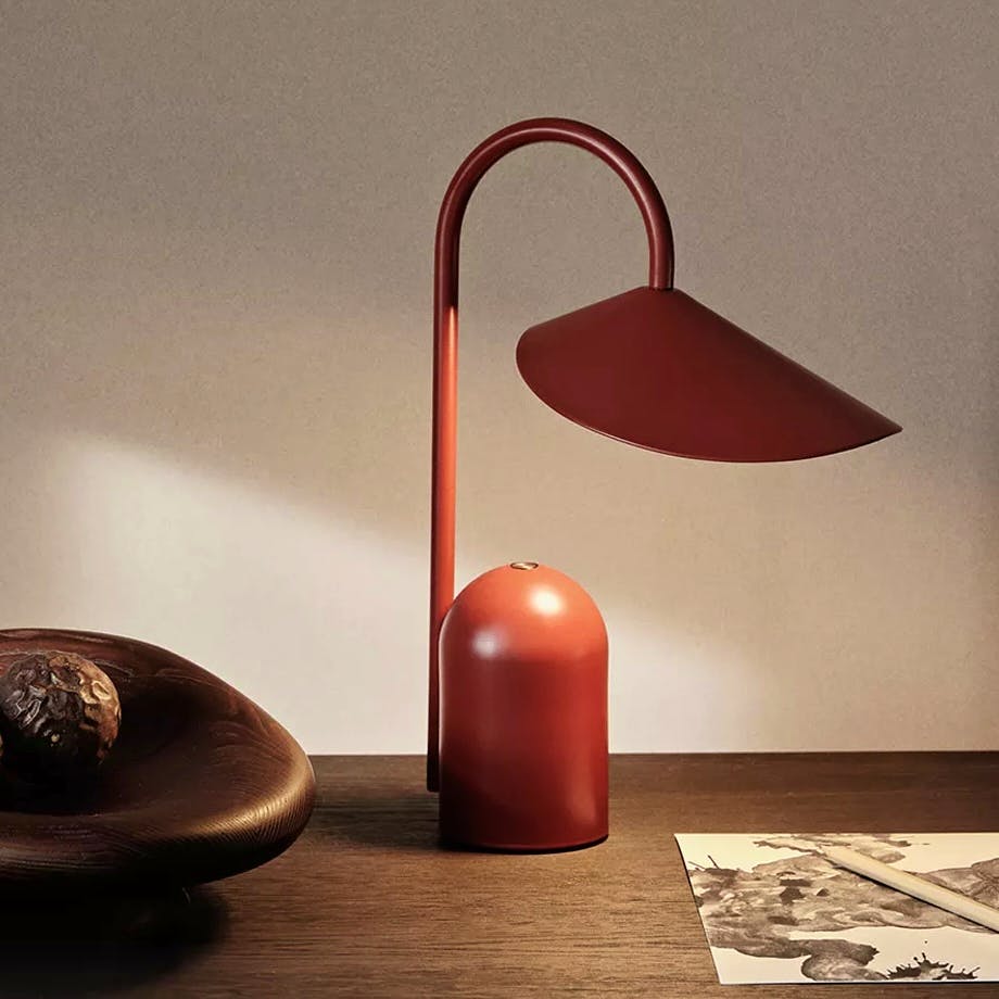 Ferm Living Arum Powder-Coated Iron And Aluminium Portable Lamp, £169