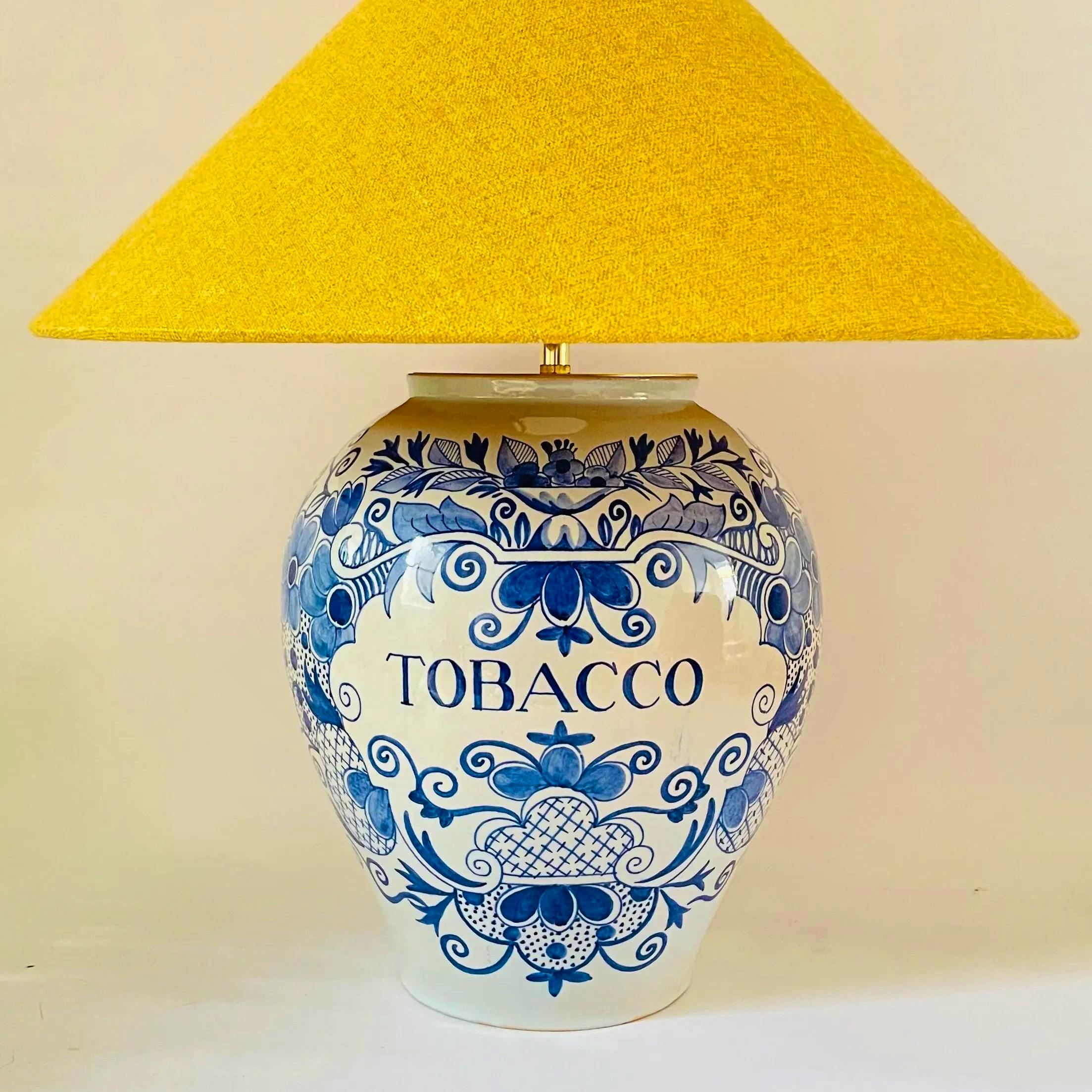 Maison Flaneur Antique Gouda Tobacco Pot Table Lamp, £215
