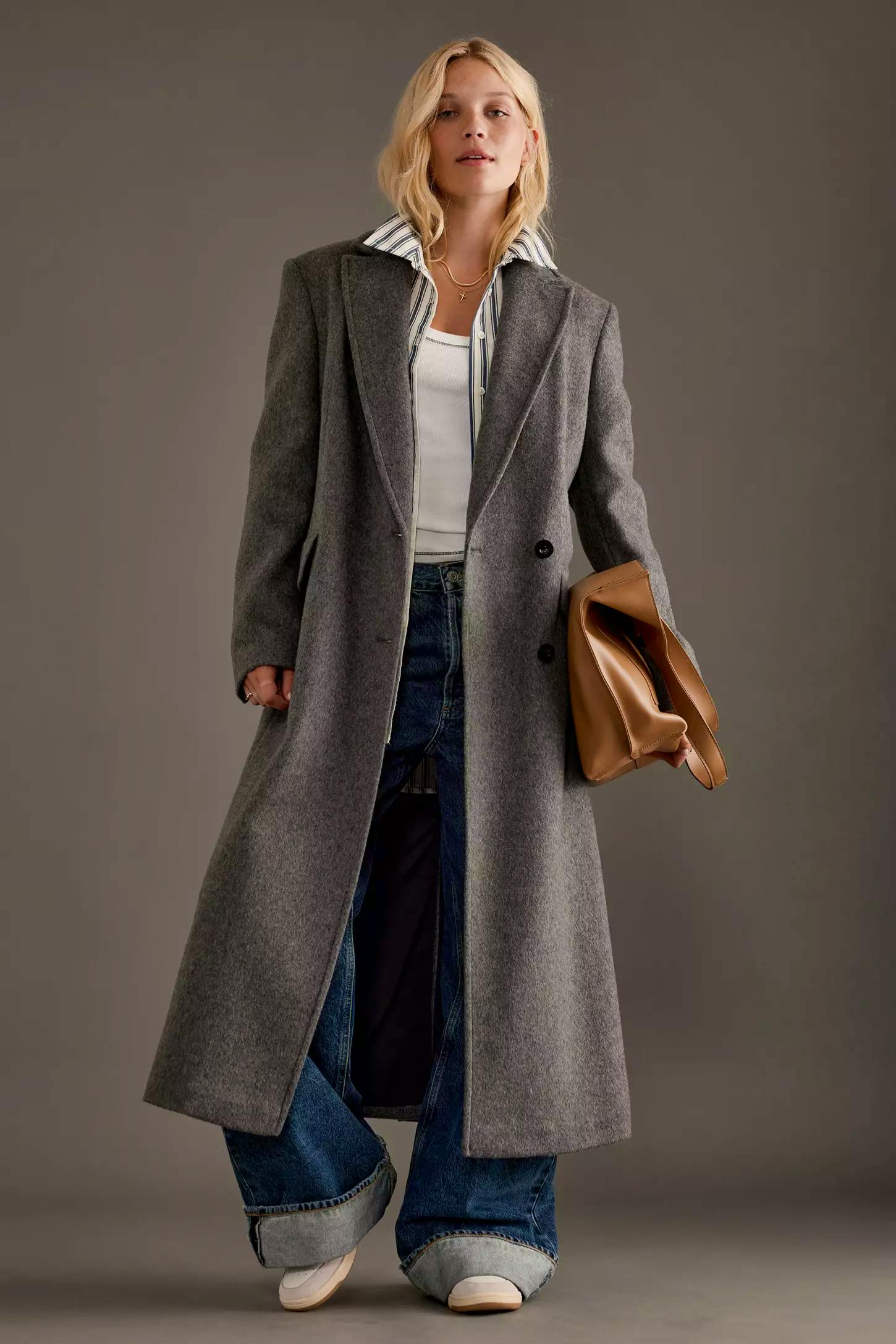 Anthropologie Wool-Blend Top Coat, £280