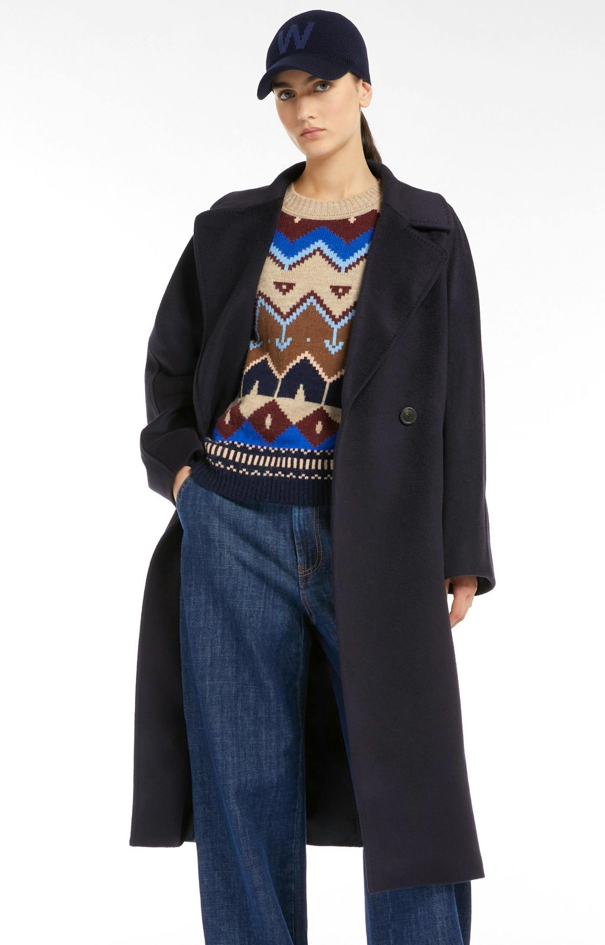 Max Mara Belted Wool Coat, NOW £592