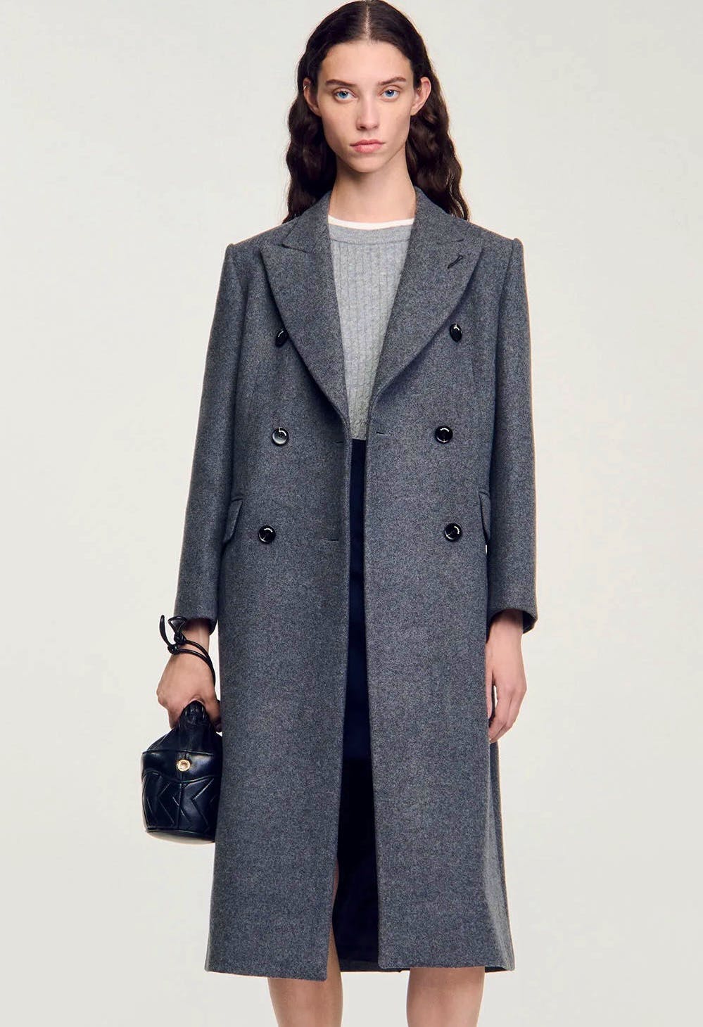 Sandro Long Coat, NOW £377.40