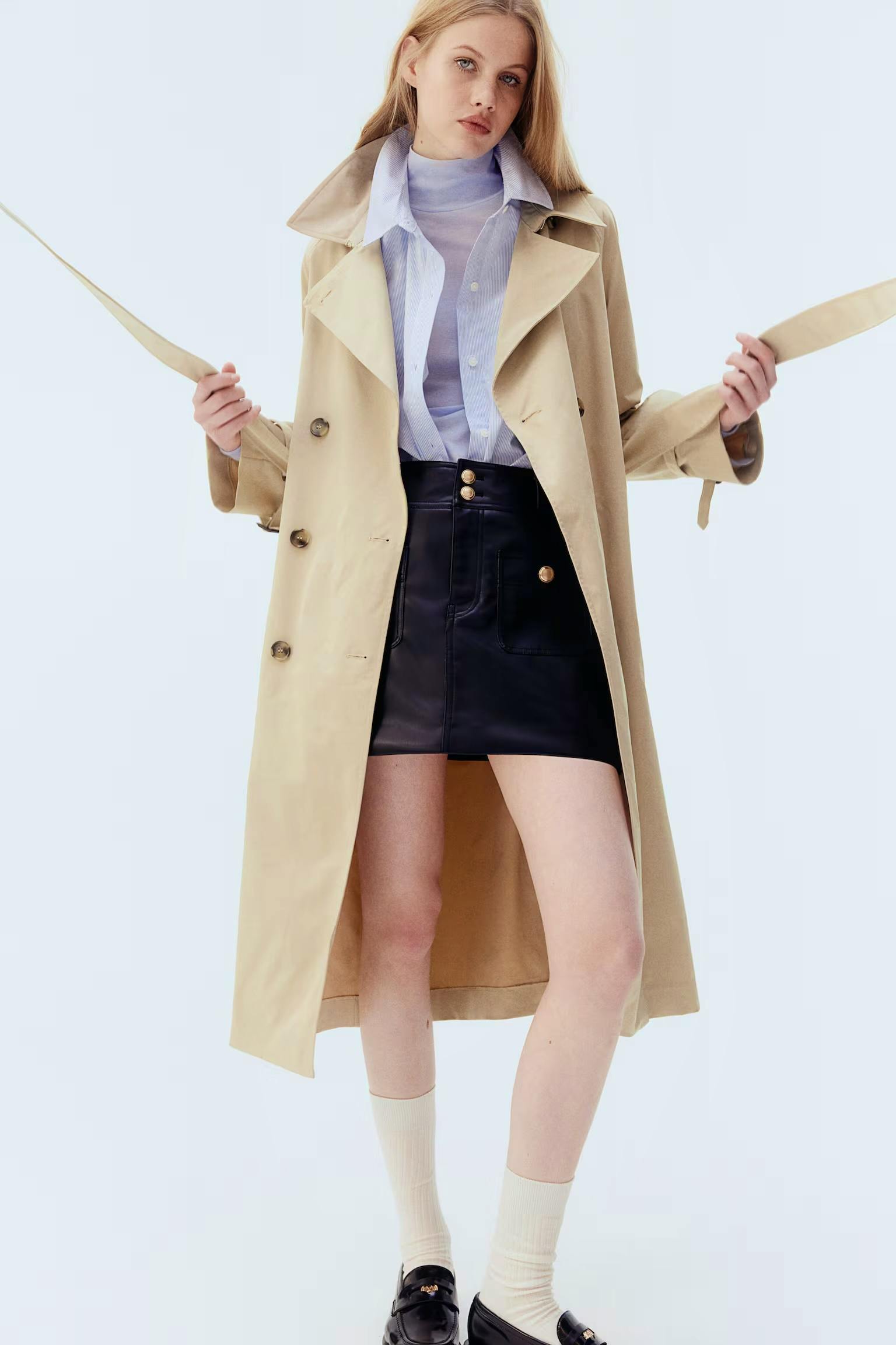 Twill Trench Coat £39.99