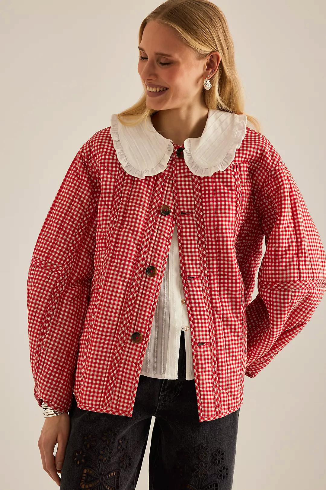 Damson Madder Macy Quilted Reversible Jacket £130