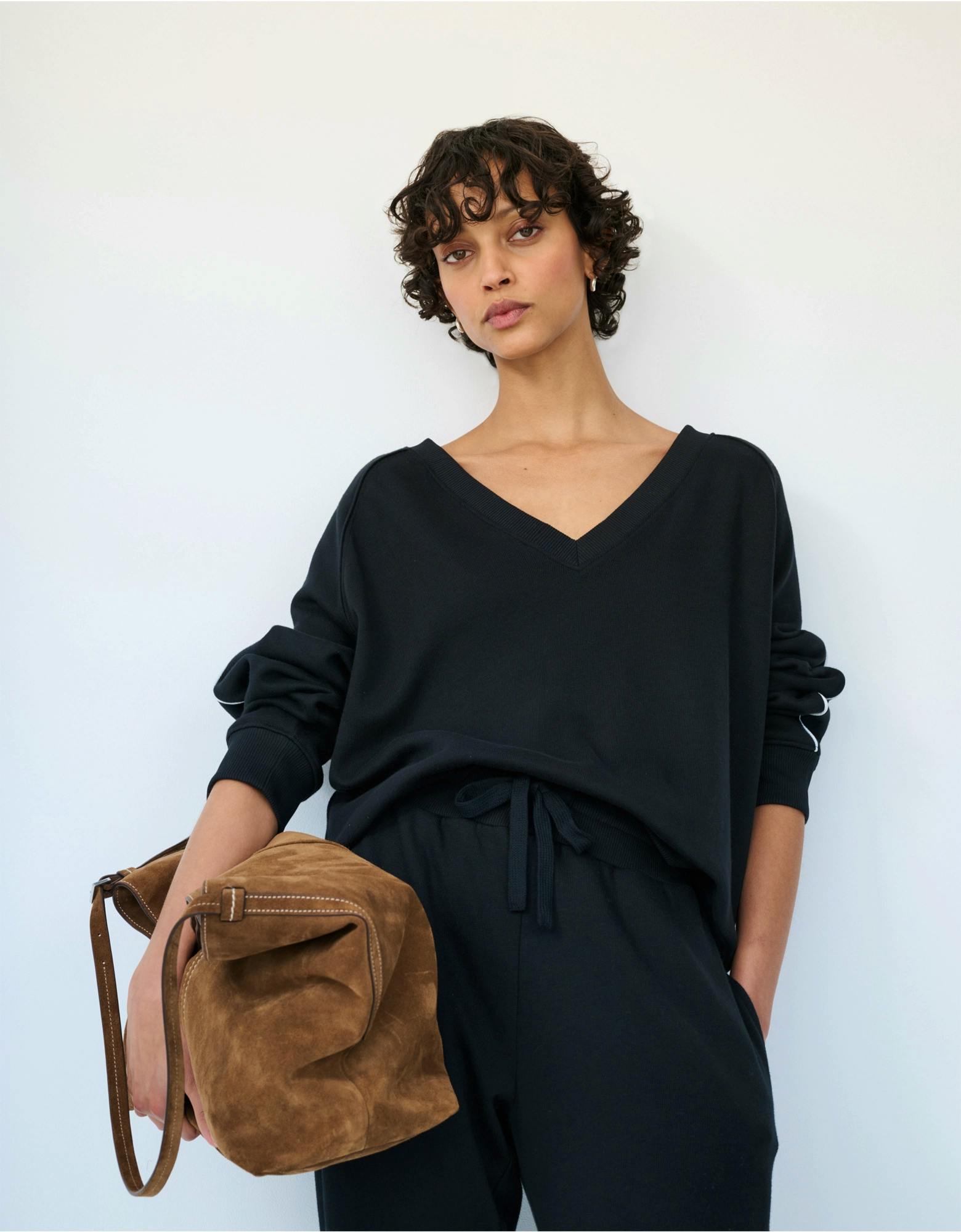 Ultimate Jersey Side Stripe V-Neck Sweatshirt £79