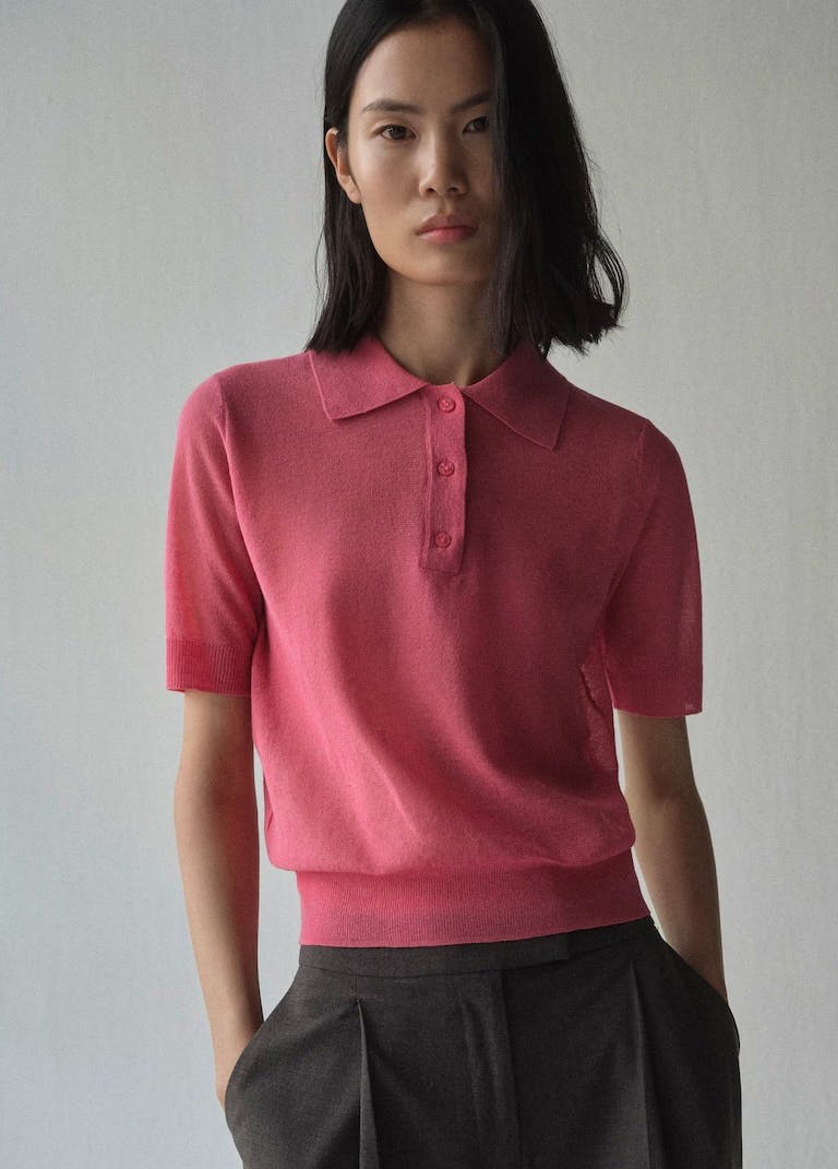 Knitted Polo-Neck Sweater £35.99