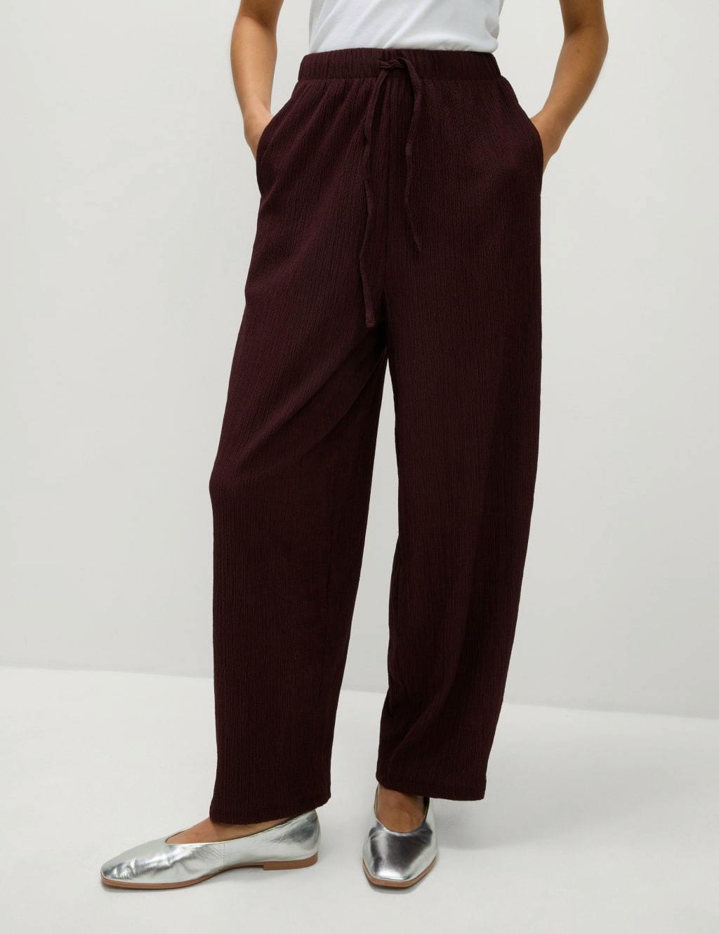 Carrot Leg Ankle Grazer Trousers £27.50
