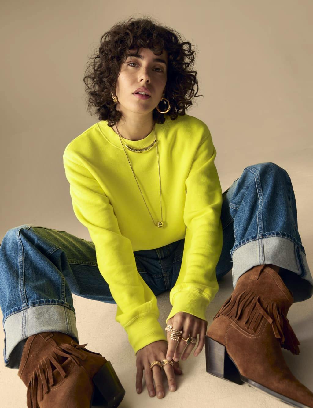 Cotton Rich Oversized Sweatshirt £29.50