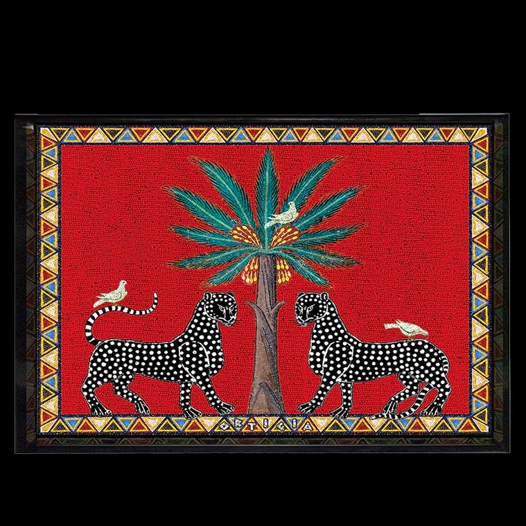 Ortigia Sicilia Tray Red Mosaico Medium, £50