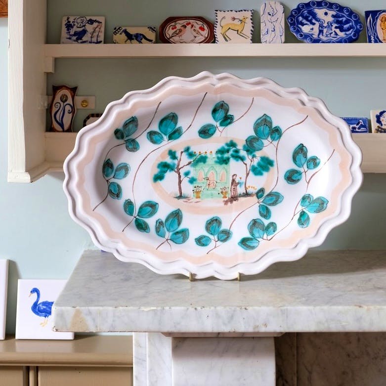 Polly Fern Clover & Folly Romantic Platter, £480