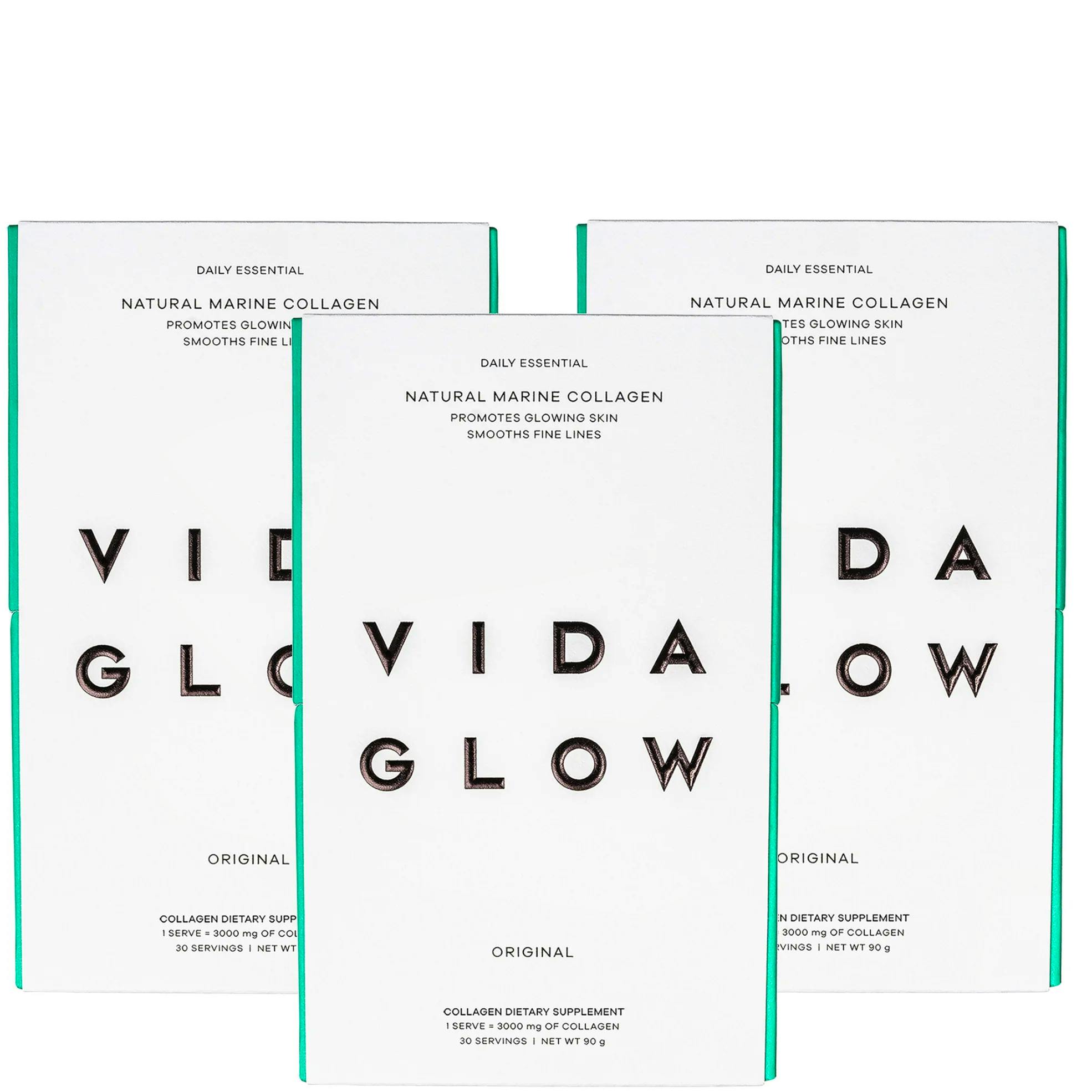 Vida Glow Collagen for Skin, Hair and Nails, 3-Months Supply, £93