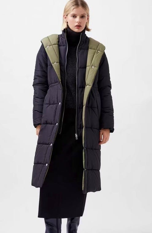 French Connection Auden Double Front Puffer Coat, £165