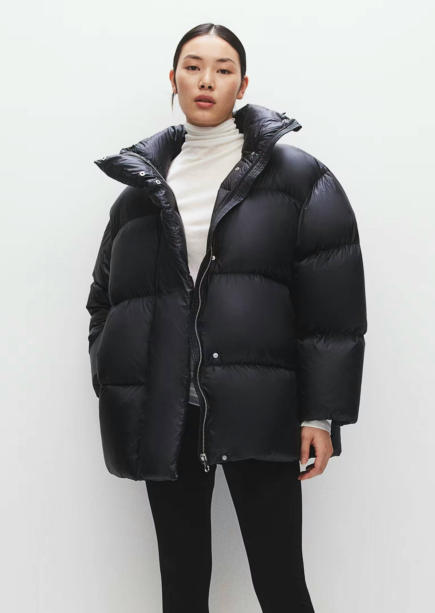 H&M Oversized down puffer jacket, NOW £105