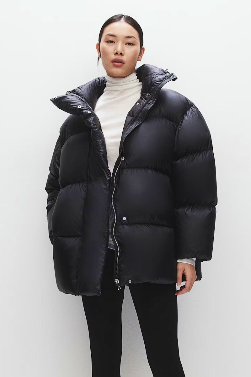 H&M Oversized down puffer jacket, NOW £105
