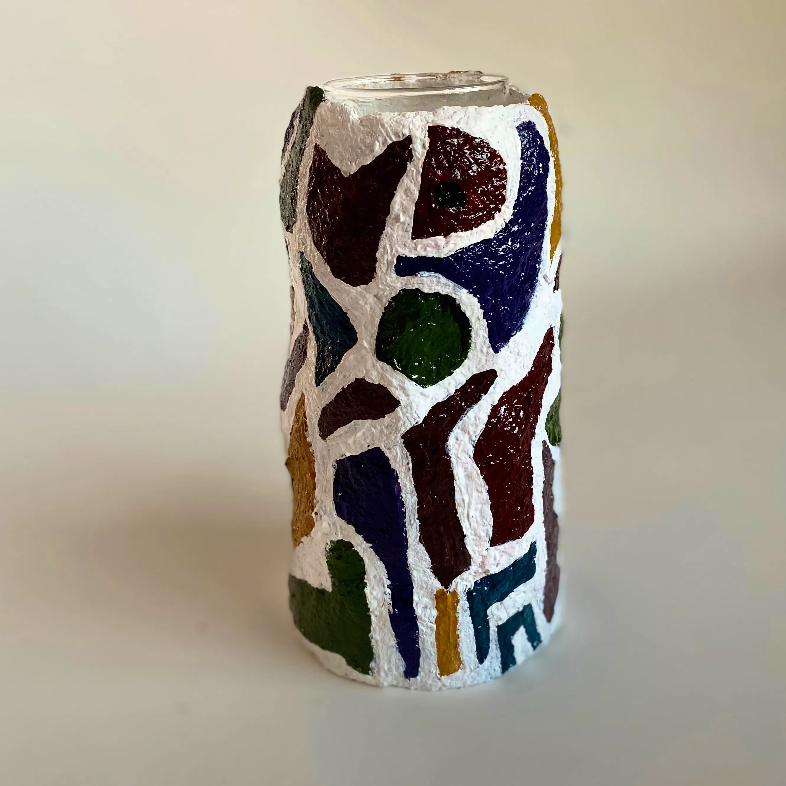 LVNT White Multi Paper Mache Vase, £69 (Was £87)