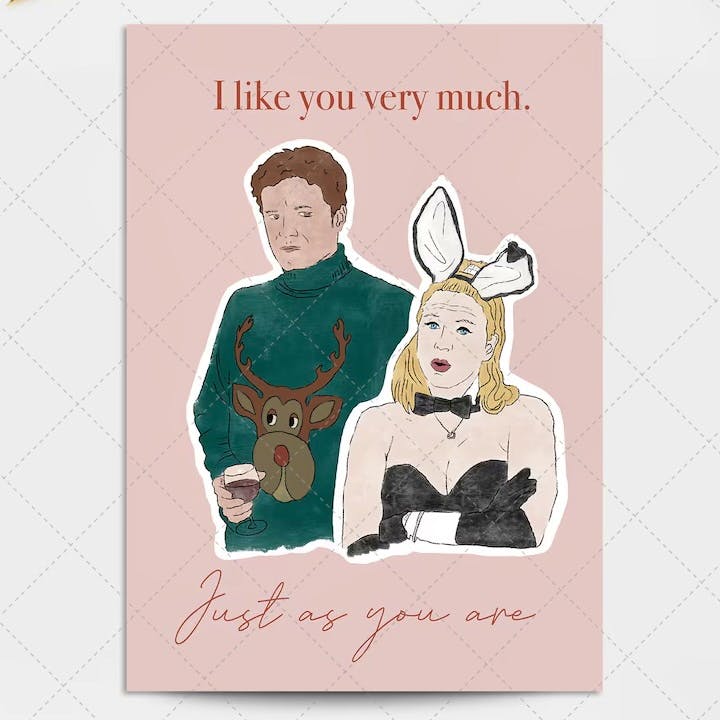 Etsy Bridget Jones 2000s Valentine Card, £3.08