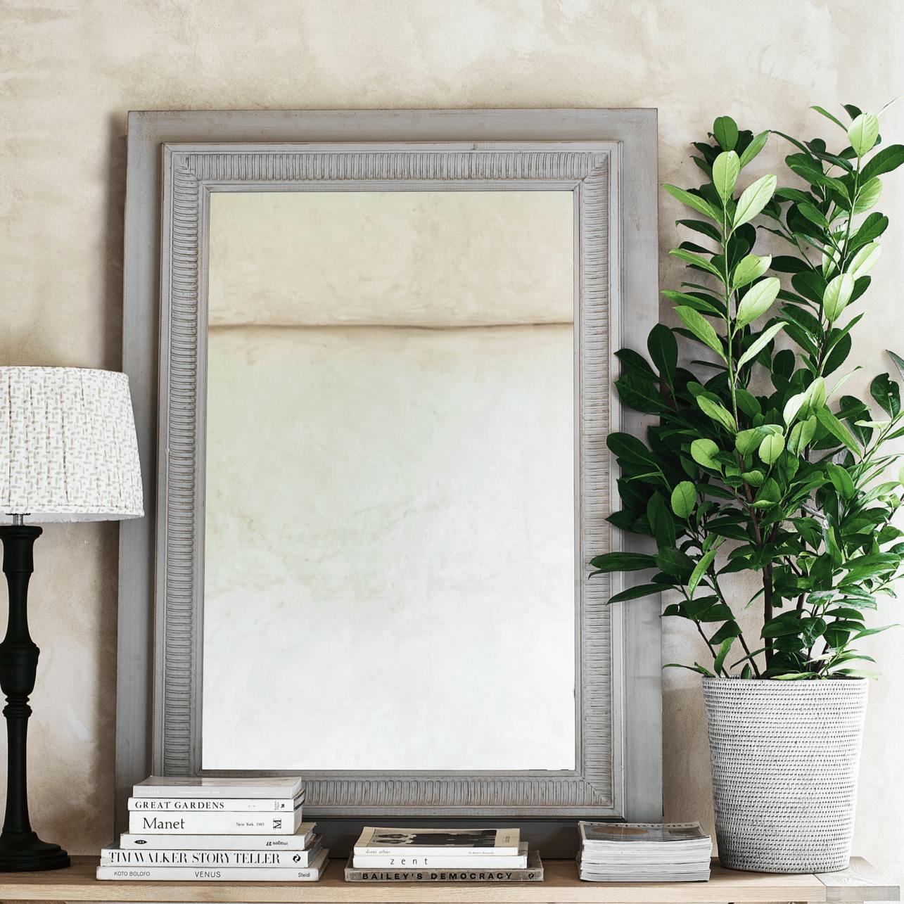Neptune Lavenham Rectangular Mirror, £272 (Was £545)