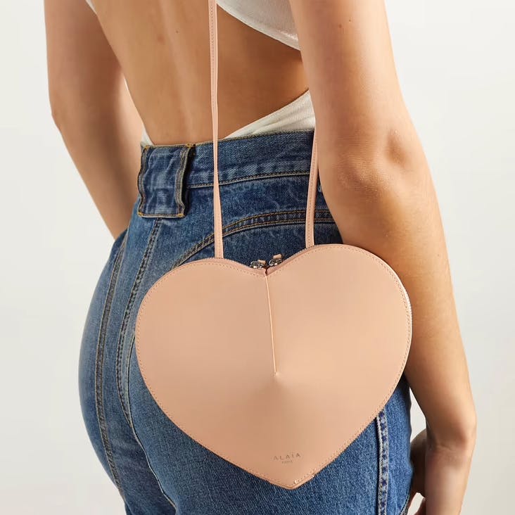 Alaia Le Coeur Leather Shoulder Bag, £1,000