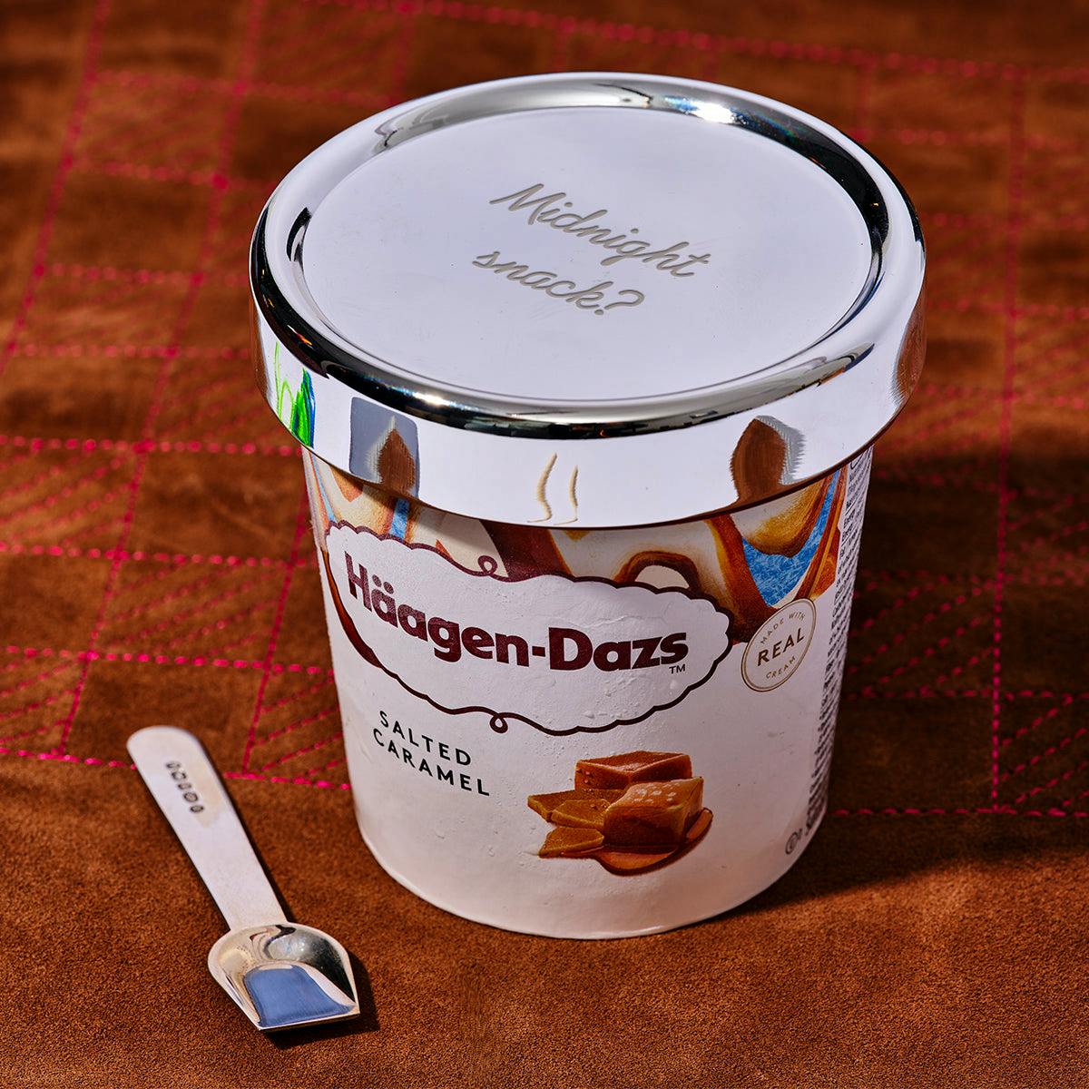 Not Another Bill Silver Ice Cream Lid, £45