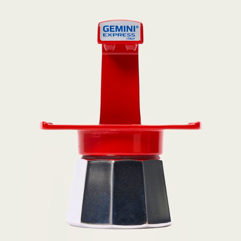 MY MOKA HOME Gemini Express: Twin-Cup Espresso Maker (Red), £75